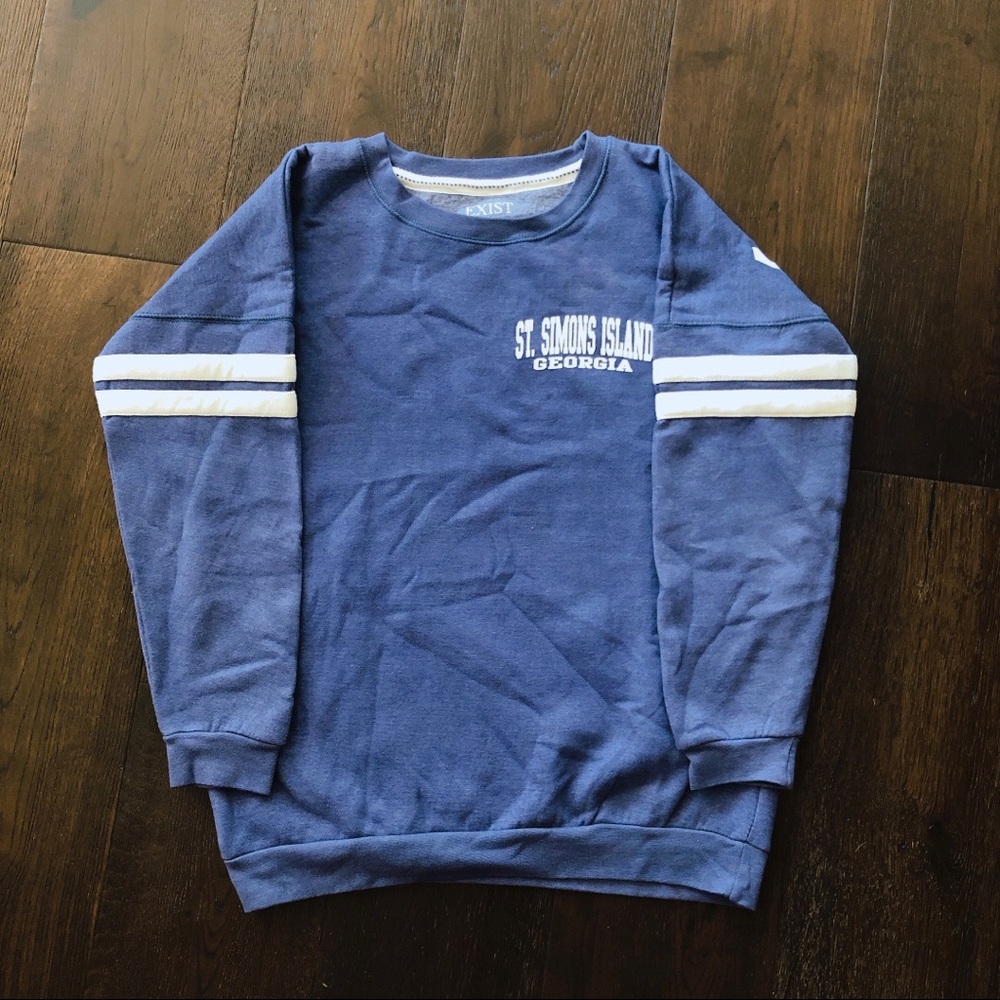 St. Simons Island print sweatshirt